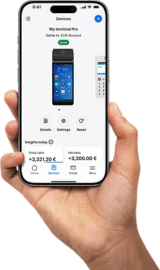 Hand with phone